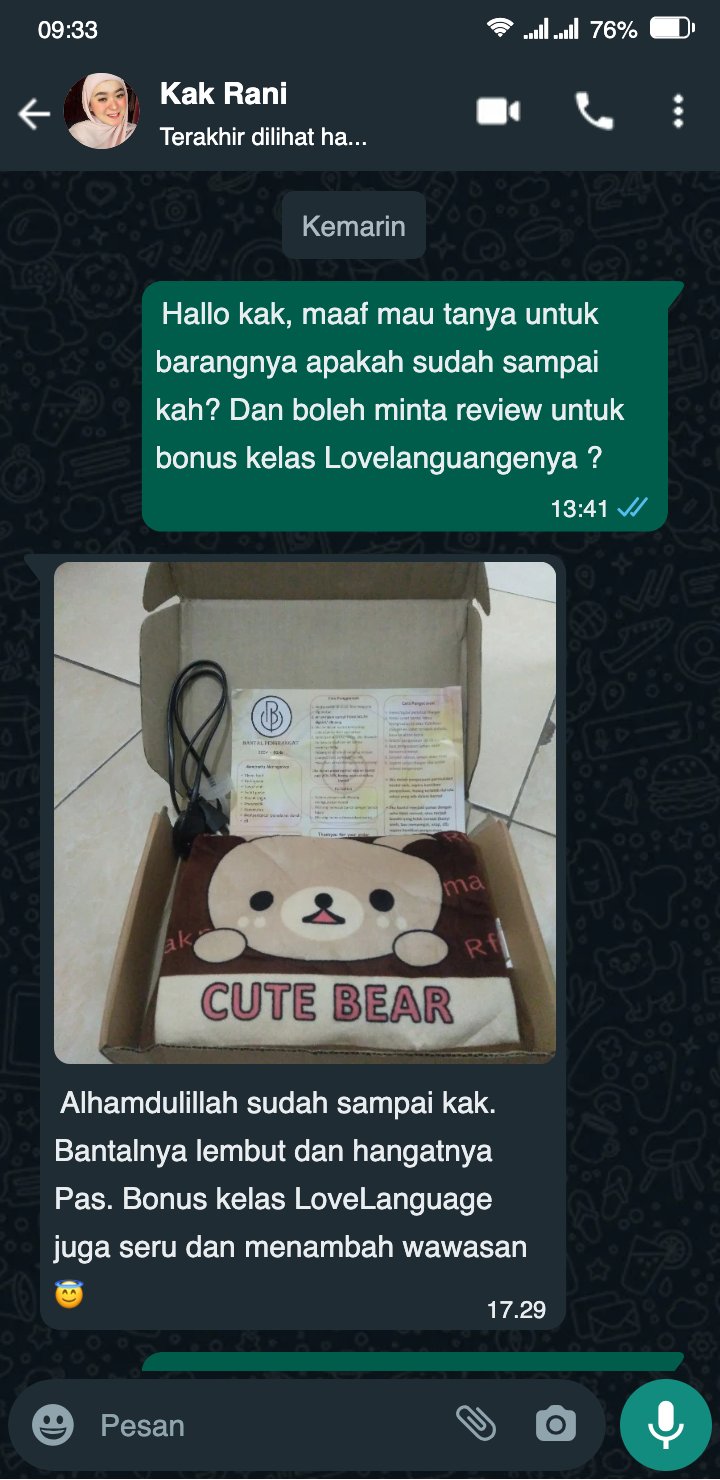 Testimoni WhatsApp 1