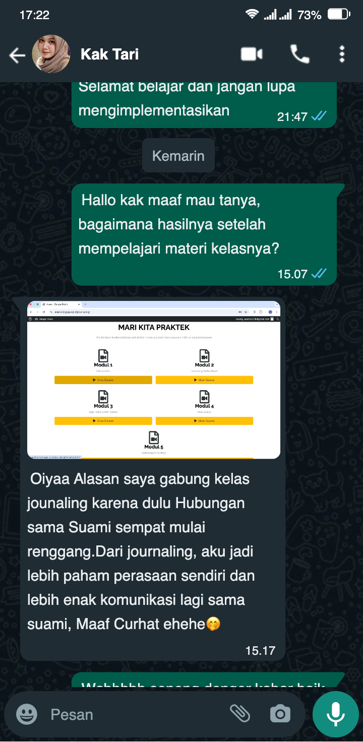 Testimoni WhatsApp 3