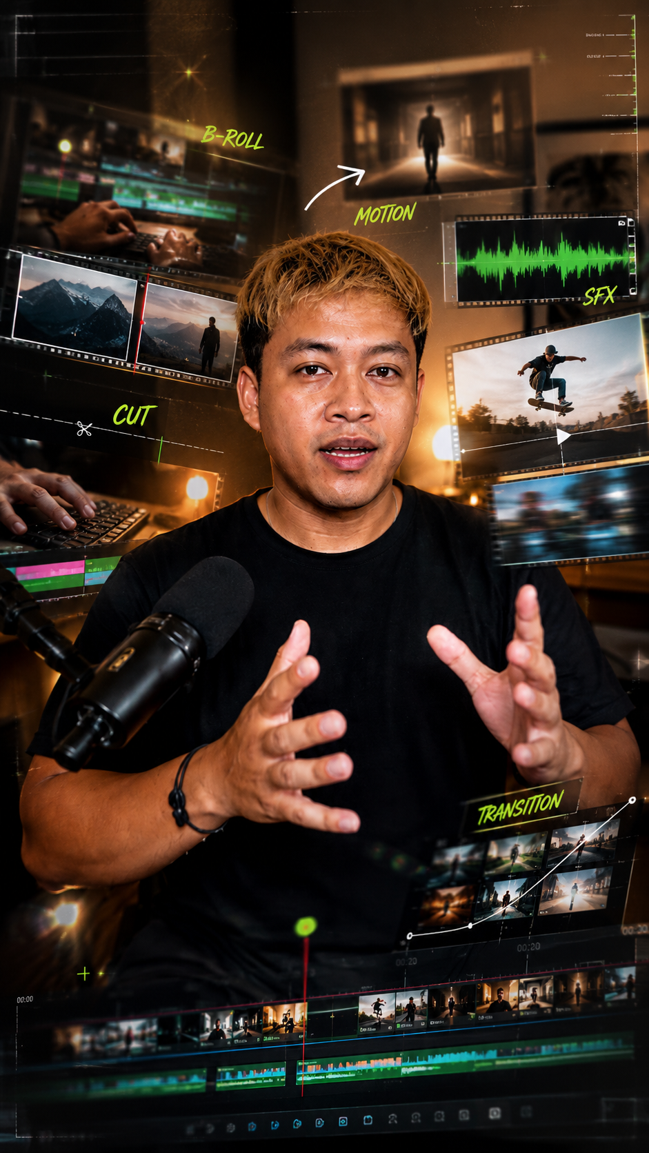 Setelah treatment motion dari Tools Motion