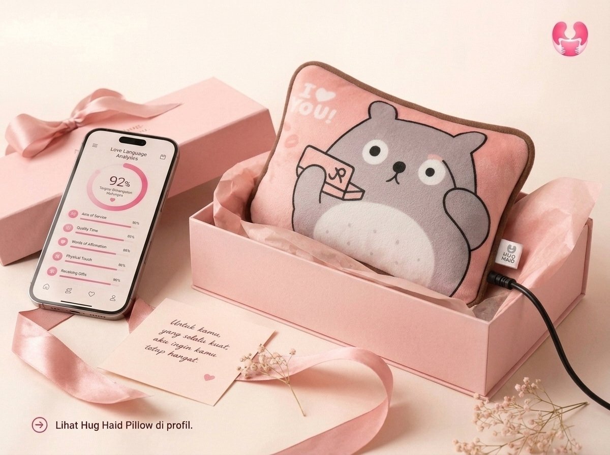 Paket Hug Haid Pillow dan Kelas Love Language