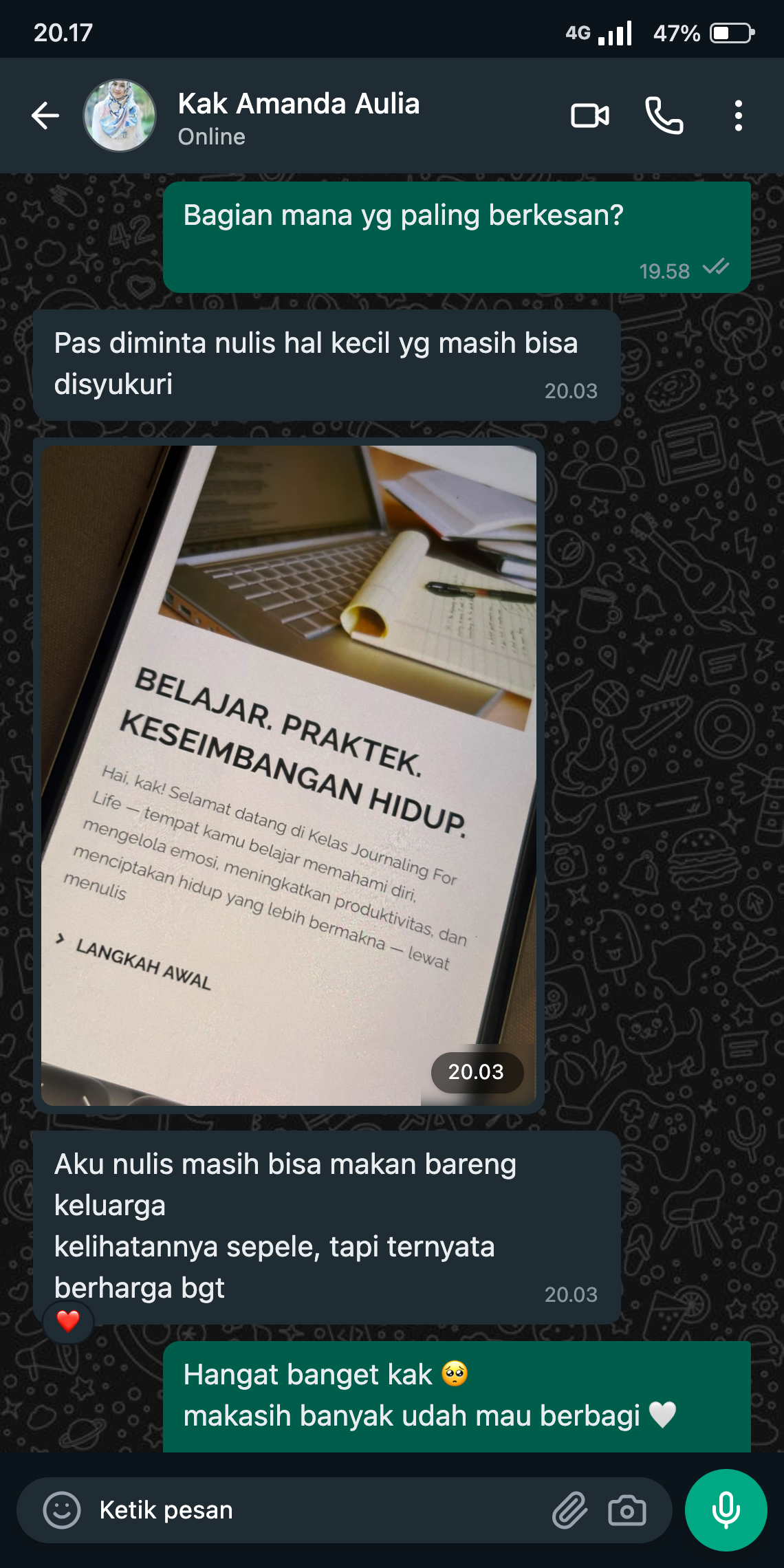 Testimoni Kak Amanda Aulia