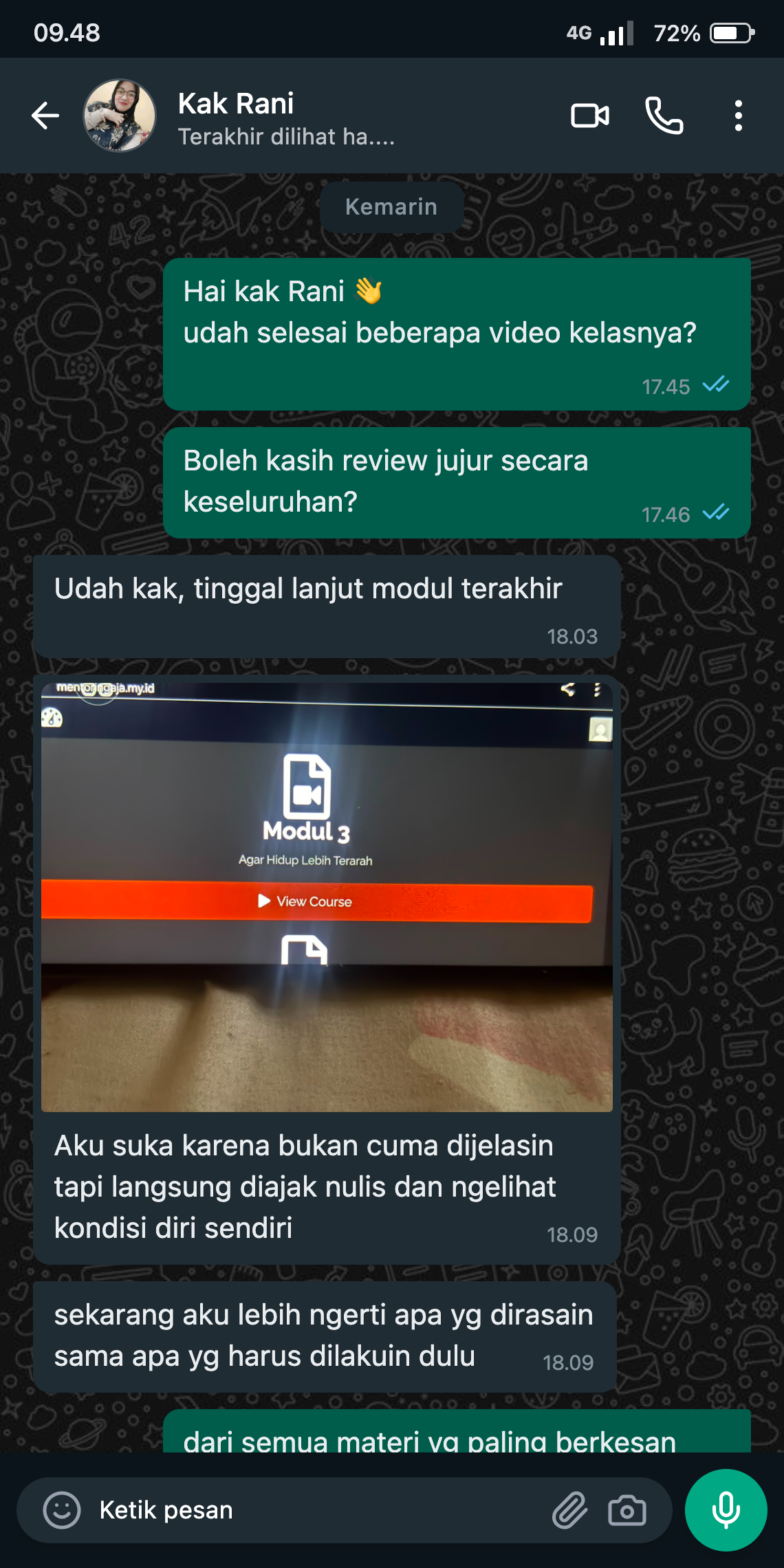 Testimoni Kak Rani